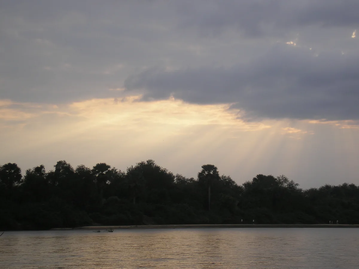 The Rufiji River in the Selous landscape of southern Tanzania